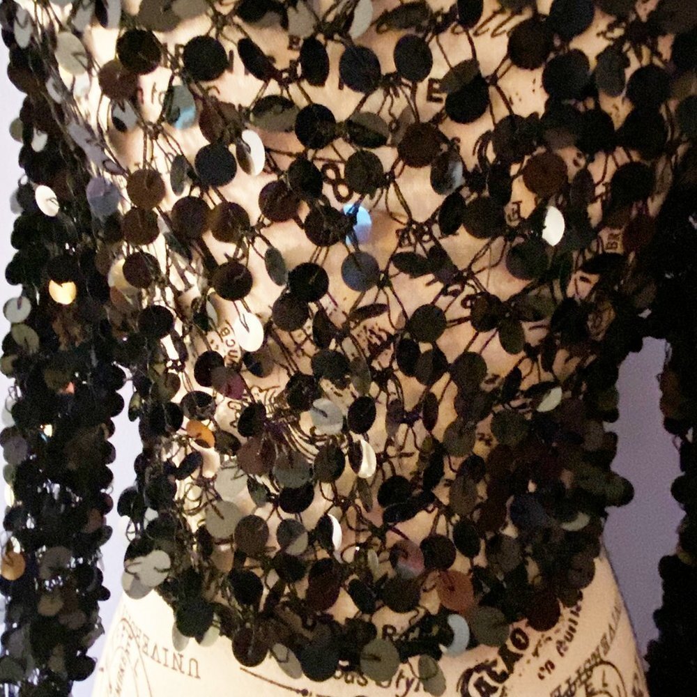 Beaded Black Crocheted Coverup XS/S NEW - Picture 4 of 9